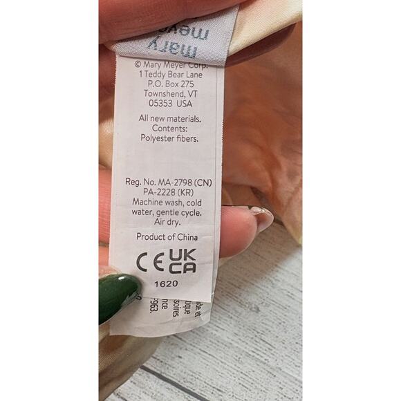 Mary Meyer Pink Pig Lovey Security Blanket Putty Baby Plush Nursery Satin - Picture 4 of 5